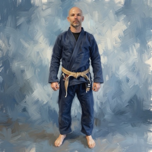 Jan Marthedal Rasmussen with BJJ gi